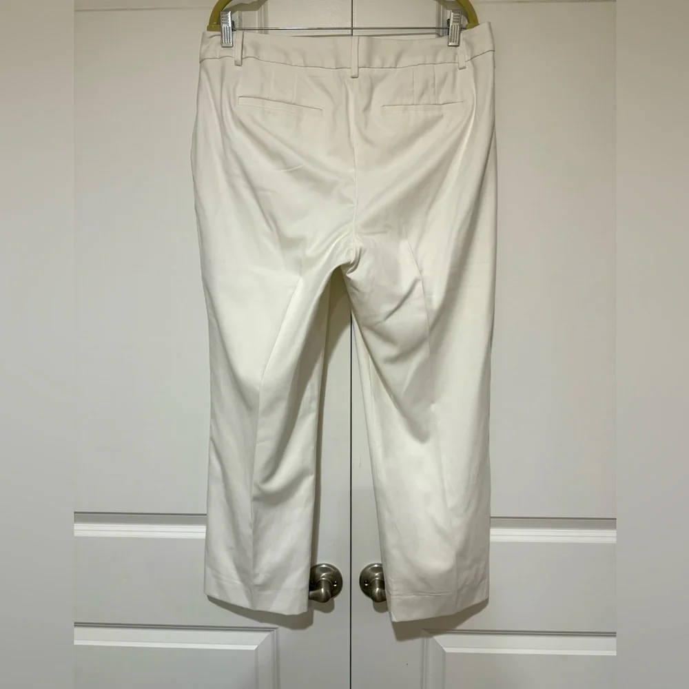 Talbots Off White Lined Dress Pants - Classic Tailored Style